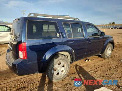 Trzecie zdjęcie samochodu z tyłu: 2009 NISSAN PATHFINDER S VIN:5N1AR18BX9C603373 - miniatura
