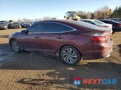 Drugie zdjęcie samochodu z przodu: 2019 HONDA INSIGHT TOURING VIN:19XZE4F76KE400336 - miniatura