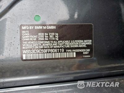Zdjęcie 12 z 12 samochodu: 2015 BMW M3 VIN:WBS3C9C59FP806119 - miniatura