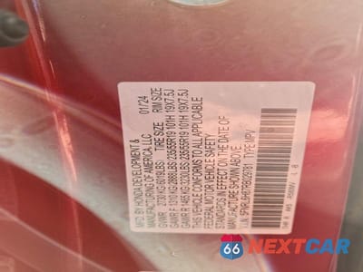 Zdjęcie 13 z 13 samochodu: 2024 HONDA ODYSSEY TOURING VIN:5FNRL6H87RB029781 - miniatura