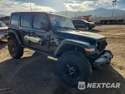 Czwarte zdjęcie samochodu z boku: 2024 JEEP WRANGLER SPORT VIN:1C4PJXDG3RW315090 - miniatura
