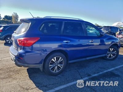 Trzecie zdjęcie samochodu z tyłu: 2017 NISSAN PATHFINDER S VIN:5N1DR2MN6HC644357 - miniatura