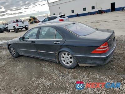 Drugie zdjęcie samochodu z przodu: 2002 MERCEDES-BENZ S 430 VIN:WDBNG70J52A309770 - miniatura