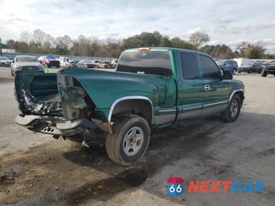 Trzecie zdjęcie samochodu z tyłu: 1999 CHEVROLET SILVERADO C1500 VIN:2GCEC19T8X1179953 - miniatura
