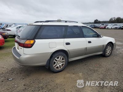 Trzecie zdjęcie samochodu z tyłu: 2001 SUBARU LEGACY OUTBACK VIN:4S3BH665617661127 - miniatura