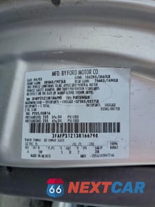 Zdjęcie 12 z 12 samochodu: 2003 FORD FOCUS ZX3 VIN:3FAFP31Z13R166798 - miniatura