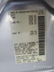 Zdjęcie 12 z 15 samochodu: 2019 NISSAN ALTIMA SL VIN:1N4BL4EV7KC159617 - miniatura
