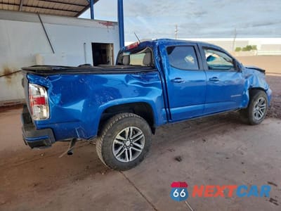 Trzecie zdjęcie samochodu z tyłu: 2022 CHEVROLET COLORADO VIN:1GCGSBEA7N1288476 - miniatura