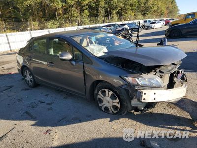 Czwarte zdjęcie samochodu z boku: 2013 HONDA CIVIC HYBRID VIN:19XFB4F29DE003240 - miniatura