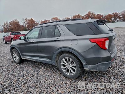 Drugie zdjęcie samochodu z przodu: 2020 FORD EXPLORER XLT VIN:1FMSK8DH0LGA32178 - miniatura