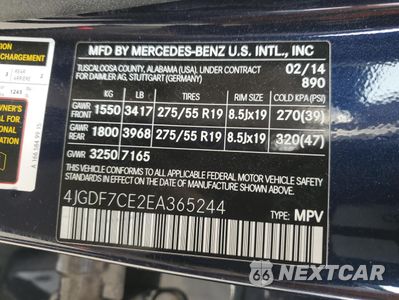 Zdjęcie 13 z 13 samochodu: 2014 MERCEDES-BENZ GL 450 4MATIC VIN:4JGDF7CE2EA365244 - miniatura