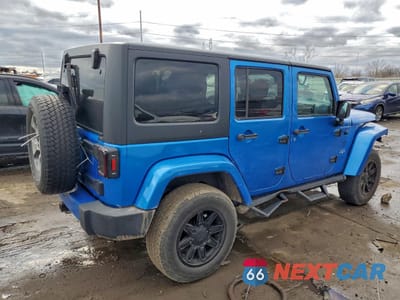 Trzecie zdjęcie samochodu z tyłu: 2016 JEEP WRANGLER UNLIMITED SAHARA VIN:1C4BJWEG5GL310295 - miniatura