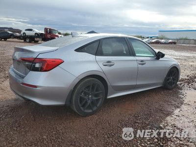 Trzecie zdjęcie samochodu z tyłu: 2022 HONDA CIVIC SPORT VIN:2HGFE2F53NH539131 - miniatura