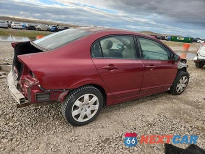 Trzecie zdjęcie samochodu z tyłu: 2013 HONDA CIVIC VIN:2HGFA1F56AH518306 - miniatura