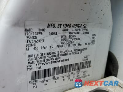 Zdjęcie 12 z 14 samochodu: 2010 FORD F350 SUPER DUTY VIN:1FTWW3BR5AEA69051 - miniatura