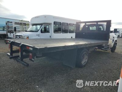 Trzecie zdjęcie samochodu z tyłu: 2021 INTERNATIONAL SILVERADO FLATBED TRUCK VIN:1HTKHPVK2MH763488 - miniatura