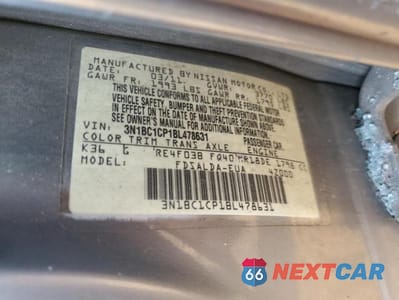 Zdjęcie 13 z 13 samochodu: 2011 NISSAN VERSA 1.8 S VIN:3N1BC1CP1BL478631 - miniatura