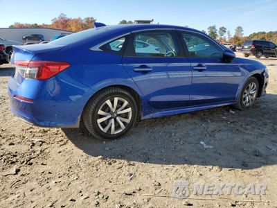 Trzecie zdjęcie samochodu z tyłu: 2022 HONDA CIVIC LX VIN:2HGFE2F20NH545278 - miniatura