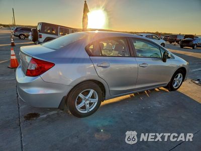 Trzecie zdjęcie samochodu z tyłu: 2012 HONDA CIVIC LX VIN:19XFB2F53CE057999 - miniatura