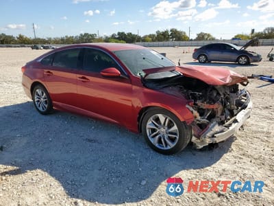 Czwarte zdjęcie samochodu z boku: 2018 HONDA ACCORD LX VIN:1HGCV1F11JA038385 - miniatura