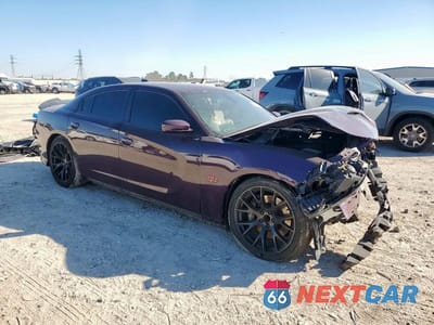 Czwarte zdjęcie samochodu z boku: 2022 DODGE CHARGER SCAT PACK VIN:2C3CDXGJ4NH130573 - miniatura