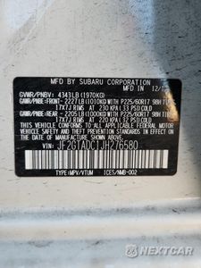 Zdjęcie 13 z 14 samochodu: 2018 SUBARU CROSSTREK PREMIUM VIN:JF2GTADC1JH276580 - miniatura