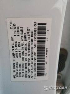 Zdjęcie 13 z 13 samochodu: 2015 HONDA ACCORD EXL VIN:1HGCR3F83FA023715 - miniatura
