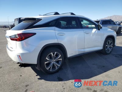 Trzecie zdjęcie samochodu z tyłu: 2019 LEXUS RX 450H BASE VIN:2T2BGMCAXKC033821 - miniatura