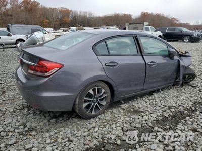 Trzecie zdjęcie samochodu z tyłu: 2015 HONDA CIVIC EX VIN:19XFB2F88FE293448 - miniatura