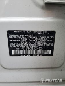Zdjęcie 13 z 13 samochodu: 2014 SUBARU FORESTER 2.5I PREMIUM VIN:JF2SJAEC7EH544665 - miniatura