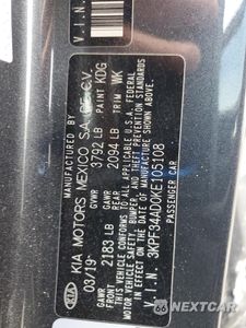 Zdjęcie 12 z 15 samochodu: 2019 KIA FORTE GT LINE VIN:3KPF34AD0KE105108 - miniatura