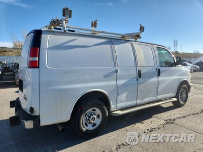 Trzecie zdjęcie samochodu z tyłu: 2014 GMC SAVANA G2500 DELIVERY VAN VIN:1GTW7FCA8E1902071 - miniatura