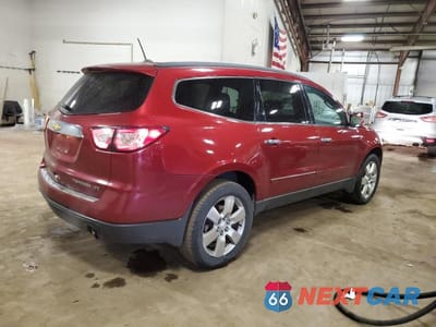 Trzecie zdjęcie samochodu z tyłu: 2014 CHEVROLET TRAVERSE LTZ VIN:1GNKRJKD5EJ333193 - miniatura