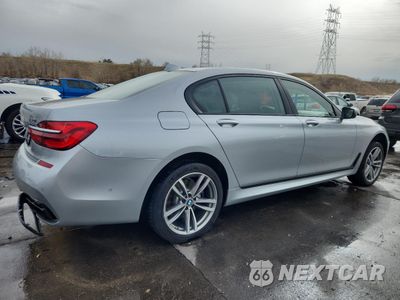 Trzecie zdjęcie samochodu z tyłu: 2018 BMW 750 XI VIN:WBA7F2C57JB238477 - miniatura