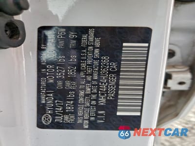 Zdjęcie 13 z 14 samochodu: 2017 HYUNDAI ACCENT SE VIN:KMHCT4AE4HU362368 - miniatura