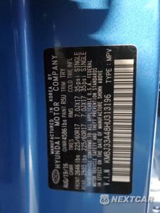 Zdjęcie 14 z 14 samochodu: 2017 HYUNDAI TUCSON LIMITED VIN:KM8J33A48HU313196 - miniatura