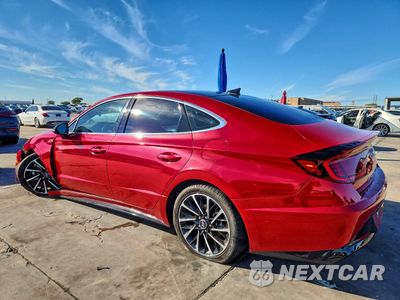 Drugie zdjęcie samochodu z przodu: 2020 HYUNDAI SONATA SEL PLUS VIN:5NPEJ4J28LH011765 - miniatura