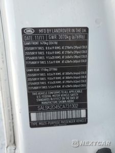 Zdjęcie 13 z 15 samochodu: 2012 LAND ROVER RANGE ROVER SPORT HSE LUXURY VIN:SALSK2D45CA731302 - miniatura