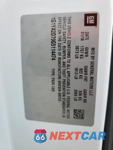 Zdjęcie 13 z 13 samochodu: 2016 CHEVROLET CORVETTE STINGRAY 1LT VIN:1G1YA2D79G5114474 - miniatura