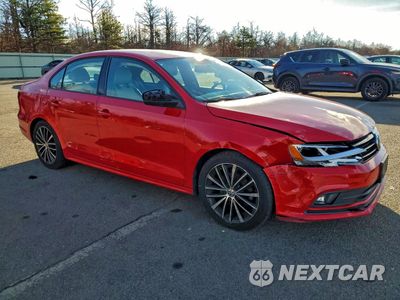 Czwarte zdjęcie samochodu z boku: 2016 VOLKSWAGEN JETTA SPORT VIN:3VWD17AJ9GM216576 - miniatura