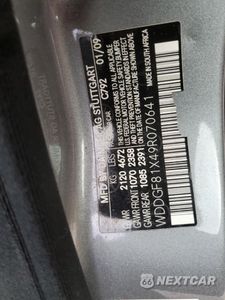Zdjęcie 13 z 13 samochodu: 2009 MERCEDES-BENZ C 300 4MATIC VIN:WDDGF81X49R070641 - miniatura