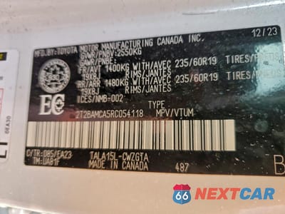 Zdjęcie 13 z 13 samochodu: 2024 LEXUS RX 350 BASE VIN:2T2BAMCA5RC054118 - miniatura