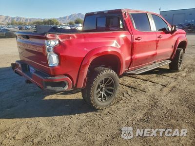 Trzecie zdjęcie samochodu z tyłu: 2023 CHEVROLET SILVERADO K1500 RST VIN:1GCUDEED6PZ287879 - miniatura