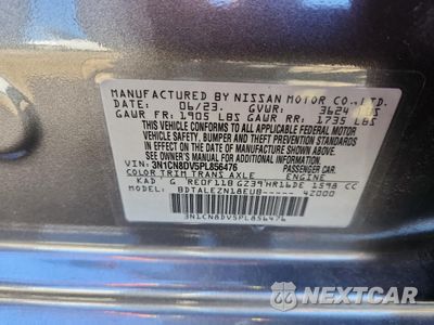 Zdjęcie 12 z 12 samochodu: 2023 NISSAN VERSA S VIN:3N1CN8DV5PL856476 - miniatura