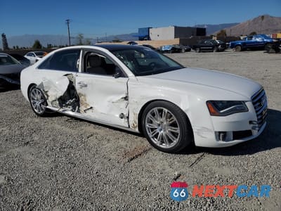 Czwarte zdjęcie samochodu z boku: 2014 AUDI A8 L TDI QUATTRO VIN:WAURMAFD3EN001470 - miniatura