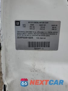 Zdjęcie 12 z 12 samochodu: 2008 PONTIAC GRAND PRIX VIN:2G2WP552081192375 - miniatura