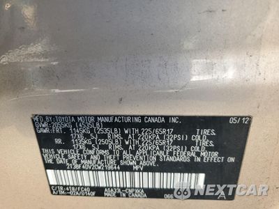Zdjęcie 13 z 13 samochodu: 2012 TOYOTA RAV4 VIN:2T3BF4DV2CW219644 - miniatura