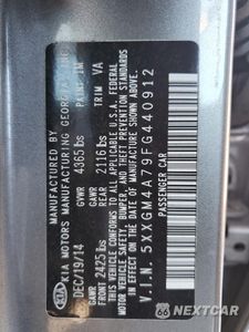 Zdjęcie 12 z 13 samochodu: 2015 KIA OPTIMA LX VIN:5XXGM4A79FG440912 - miniatura