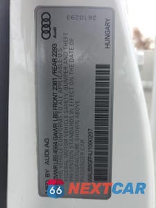 Zdjęcie 12 z 12 samochodu: 2018 AUDI A3 PREMIUM VIN:WAUB8GFF4J1090297 - miniatura