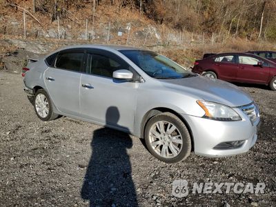 Czwarte zdjęcie samochodu z boku: 2014 NISSAN SENTRA S VIN:3N1AB7AP9EY341724 - miniatura